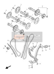 2S3122310000, Pattino Catena, Yamaha, 0