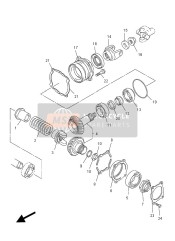 2S3175375000, Spessore Di Arresto, Yamaha, 0