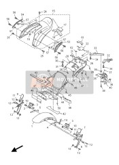 2S3851121100, Konsole, Reflektor 1, Yamaha, 0