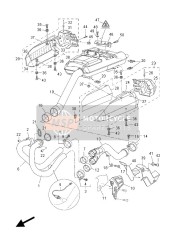 5DSF83170000, Nut, Embleem, Yamaha, 3