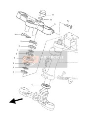 5LK238730100, Roulement Superieur,, Yamaha, 2