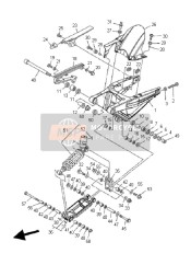 5UX222594000, Etiquette,  Avertisse, Yamaha, 1