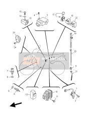 5VX833710100, Horn, Yamaha, 1