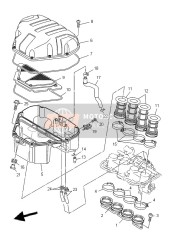 20S144510100, Element, Air Cleaner, Yamaha, 0