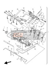 5VX135330000, Hose, Vacuum Sensing 4, Yamaha, 0