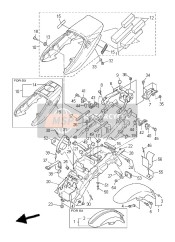 4KGY215151PA, Voorspatbord Assy, Yamaha, 0