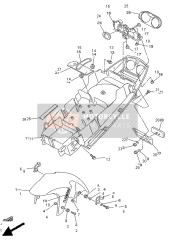 992410010000, Embleme,  Yamaha, Yamaha, 3