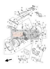 5C4841441000, Deckel, Scheinwerfer, Yamaha, 0