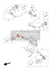 3D8833120000, Lens, Flasher, Yamaha, 1