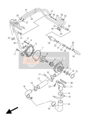 20S125810100, Raccordo, Yamaha, 4