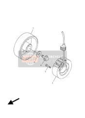 5EB814100000, Stator Complet, Yamaha, 0