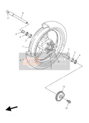 Roue avant