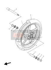 Roue avant