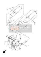 3XW147140000, Gasket, Muffler, Yamaha, 3