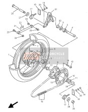 Roue arrière