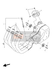 1CW147100000, Muffler Assy 1, Yamaha, 0