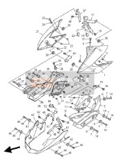 20S2172K0100, Support 1, Yamaha, 4