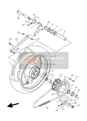 Roue arrière