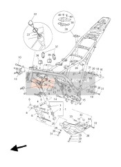 9581M0801200, Bolt Flange, Yamaha, 3