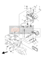 956040520000, Nut,  U Flange, Yamaha, 0