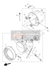 5S78433000P8, Afdekkap, Yamaha, 0