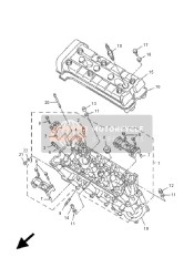 5LV111930000, Joint,  Couvercle De, Yamaha, 2