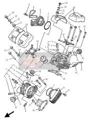 3DM111860100, Seitendeckel, Zylinderkopf, Yamaha, 0