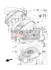 5D7F42444000, Graphic Fuel Tank 1, Yamaha, 1