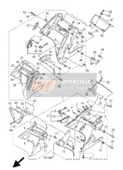 3P6W283JM0P8, Body, Front Lower 1, Yamaha, 0