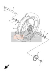 Roue avant