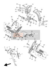 39P274240000, Amortisseur,  REPOSE-, Yamaha, 1