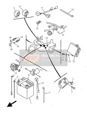 3DN821100100, Battery Assy, Yamaha, 1