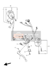 20S839690100, Switch, Handle 5, Yamaha, 1