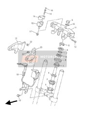 5UX234351000, Te De Fourche Superi, Yamaha, 0