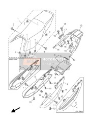 51PF47730100, Handle, Seat, Yamaha, 1