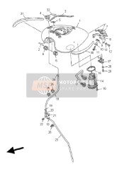 5S7YK24100P1, Fuel Tank Comp., Yamaha, 0