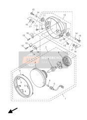 51DH43150000, Cornice, Faro, Yamaha, 0