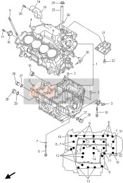 2H7153610000, Jauge A Huile, Yamaha, 2