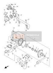 1MC124200100, Pompe A Eau Complet, Yamaha, 0