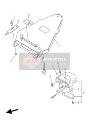 13S2163A0000, Cache 1,  PARE-BOUE A, Yamaha, 0