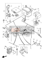 13S825903000, Kabelboom Assy, Yamaha, 0