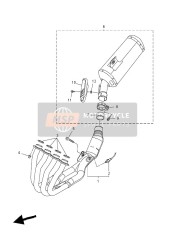 39P147101000, Schalldampfereinheit 1, Yamaha, 0