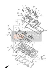 39P111910000, Coperchio Punterie, Yamaha, 0