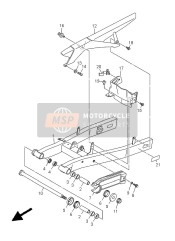 20S221103000, Achterarm Comp., Yamaha, 0