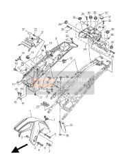 23P2151100P4, Spatbord, Voor, Yamaha, 0