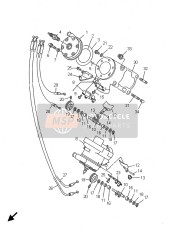 4TW1133H0200, Cable,  Pulley 4, Yamaha, 0