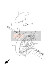 Roue avant