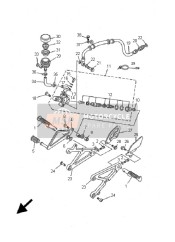 4TW258740000, Tubo, Freno, Yamaha, 0