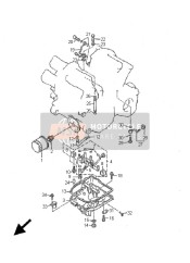 5GH134407100, Element Assy, Oliefilter, Yamaha, 1