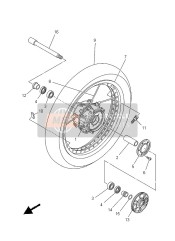 Roue avant